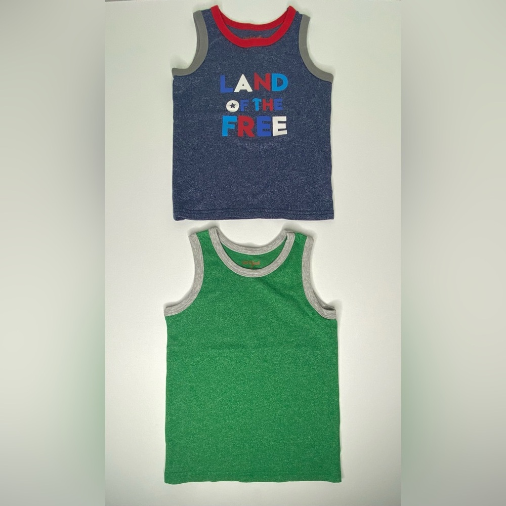 Cat & Jack Tank Tops Patriotic Toddler Size 5T